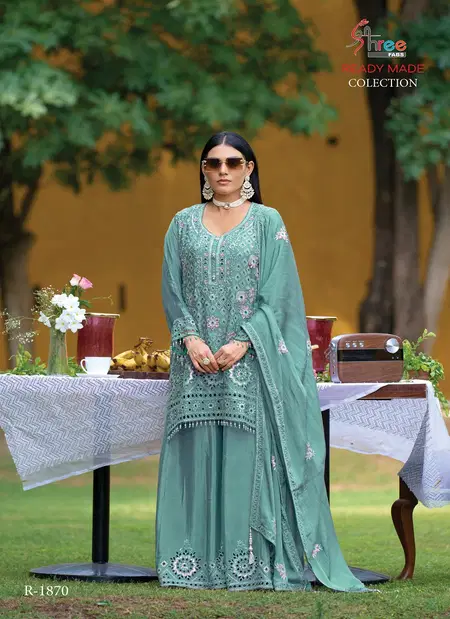 R 1870 By Shree Airtex Chinon Pakistani Readymade Suits Suppliers In India
